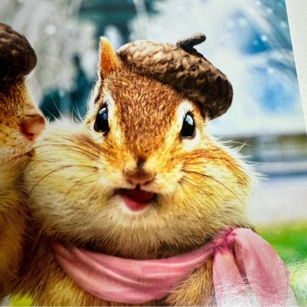 6 Avanti Greeting cards - chipmunk couple Holiday: Valentine’s Day